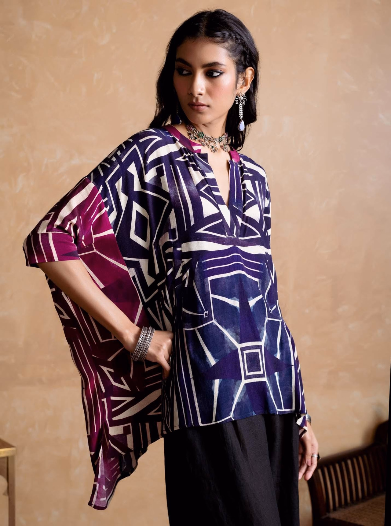 Blue Ayatah Top