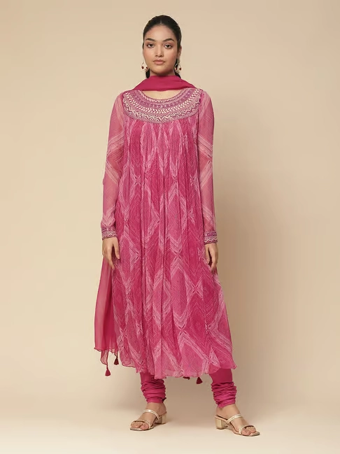Fuschia Sitashi Suit Set