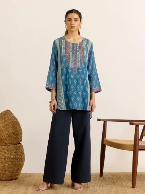 Blue Anjana Kurti 3