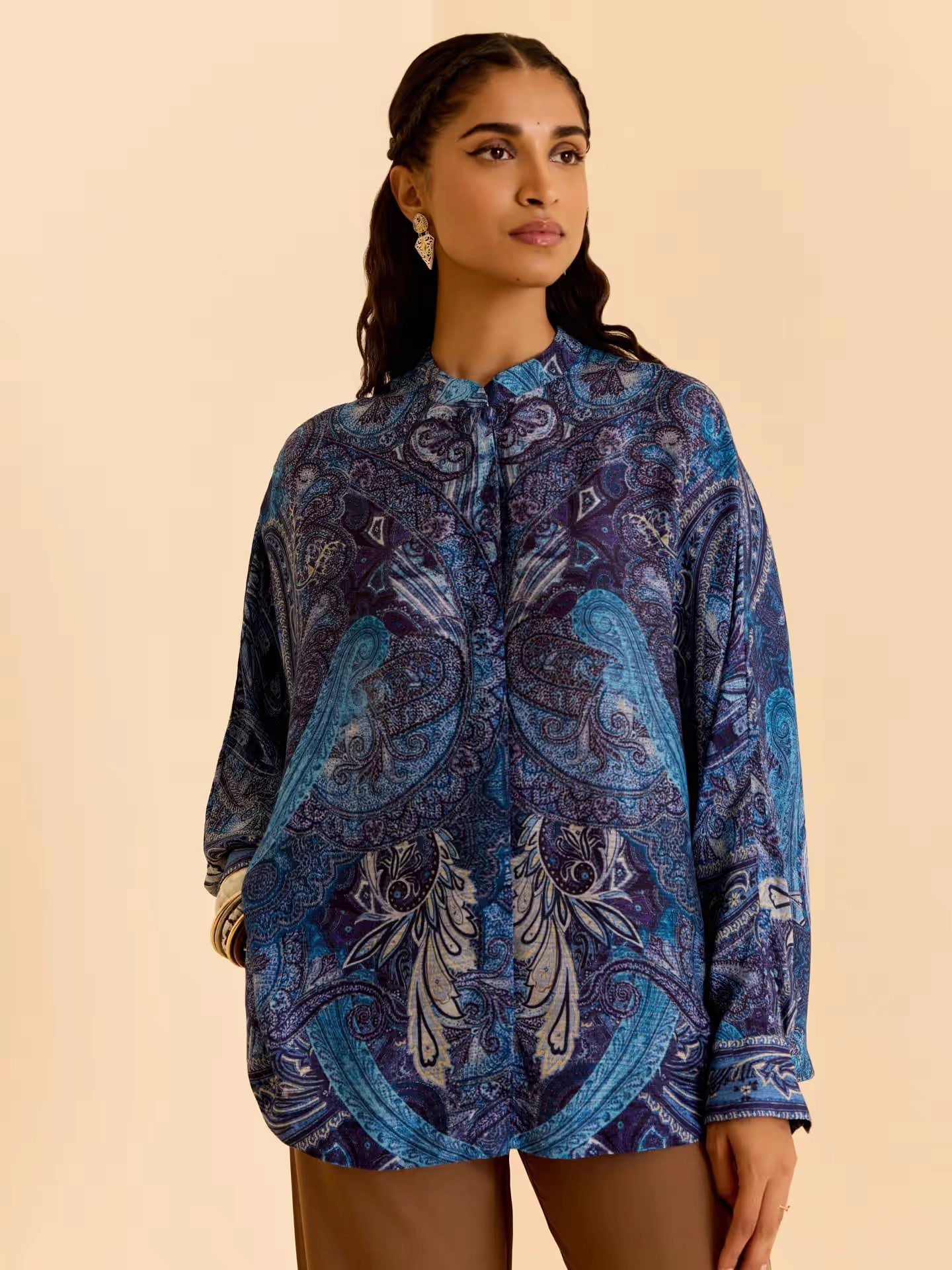 Blue Giva Short Top