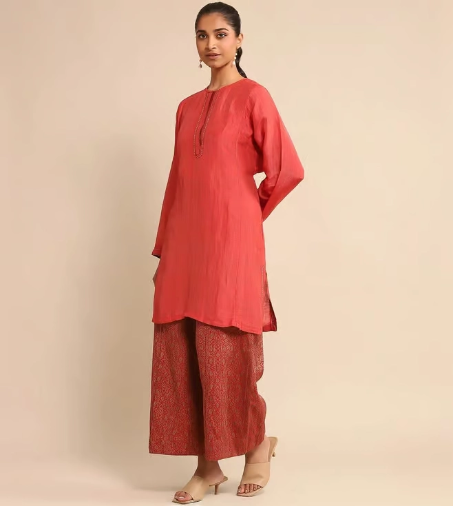Red Urban Elysian Kurta